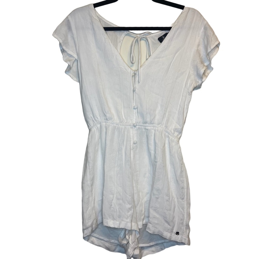 Volcom Button Up Romper - image 1